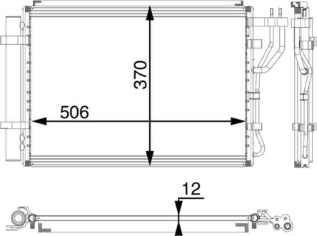 Kondensator MAHLE ORIGINAL AC 58 000P