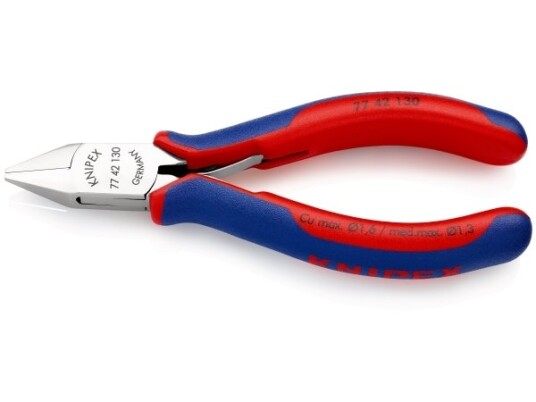 Knipex 130 mm Avbitertang for Elektronikk med Ergonomisk Håndtak