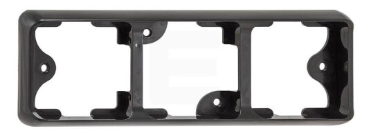 LEDAutolamps Led Autolamps M80 Baklykt Trippel Sort Brakett