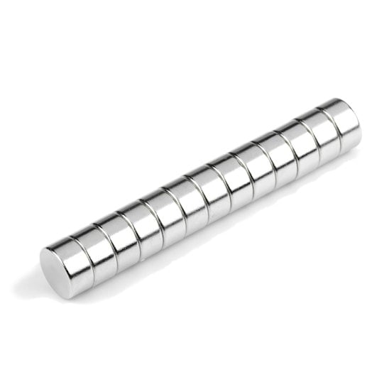 Neodymmagnet N52 10x5 mm – ekstremt kraftig skive