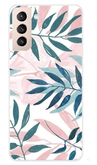 INCOVER Samsung Galaxy S22 Fleksibelt Plastdeksel - Blader INCOVER Samsung Galaxy S22 Fleksibelt Plastdeksel - Blader