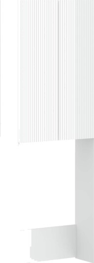 vidaXL Toalett skap ARNHEM Hvit 66 x 25,5 x 190 cm Konstruert tre