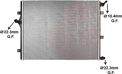 VAN WEZEL 30012738 Radiator motorkjøling