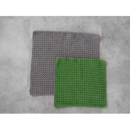 Heklede Kluter av Rito Krea Kluter Hekleoppskrift 21x21cm + 28x28cm