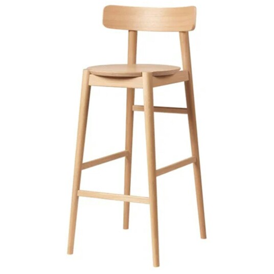 Fdb Møbler J184 Øst Barstol Eik 75 cm Fdb Møbler J184 Øst Barstol Eik 75 cm