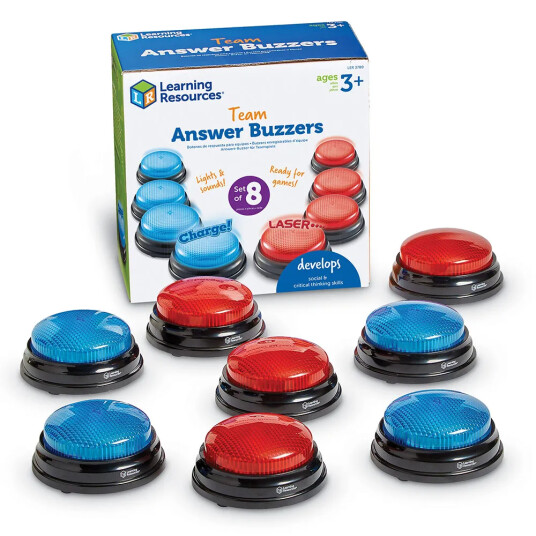 Team Buzzer-Knapper 8 Stk. Læringsressurser Group Buzzer 3780