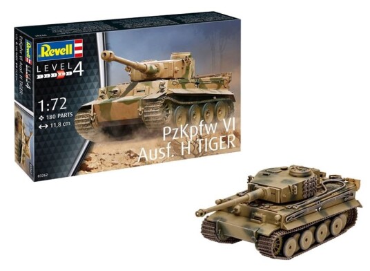 Revell PzKpfw VI Ausf. H Tiger 1/72 Militærmodell