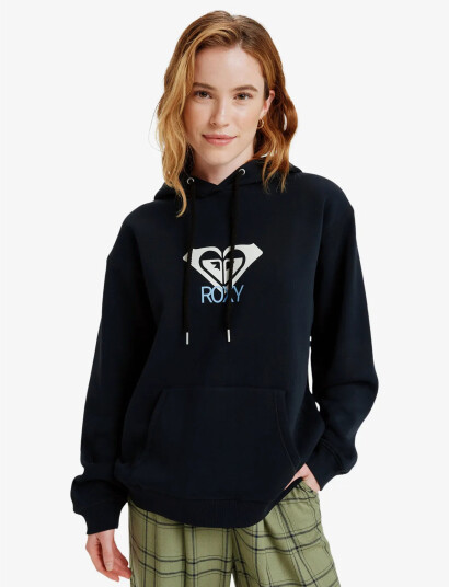 Roxy Surf Stoked Hoodie Brushed Art - Black - S