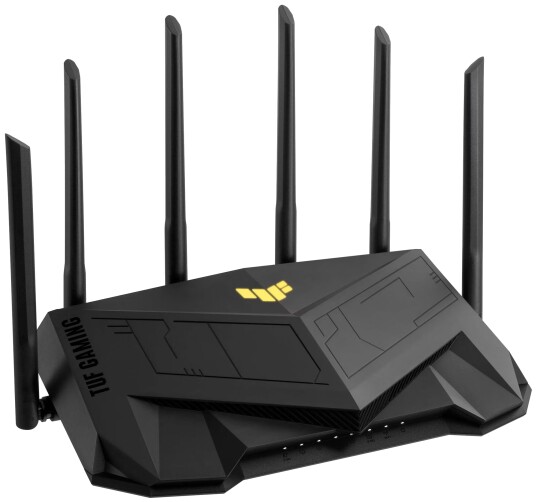 Asus TUF AX6000 Wi-Fi 6 Ruter 6000 Mbps Dual-Band Sort