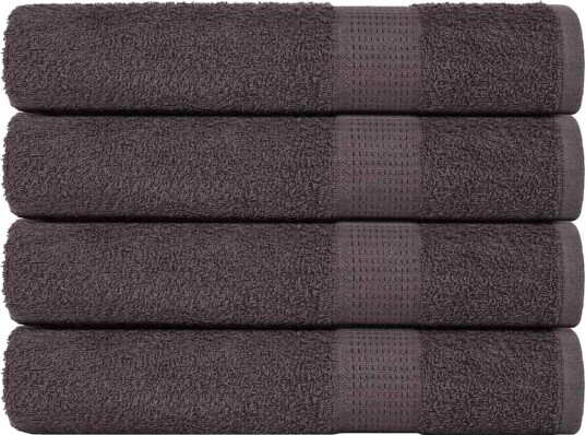 vidaXL Badstuhåndklær FROGN 4 stk antrasitt 80x200 cm 360 gsm vidaXL Badstuhåndklær FROGN 4 stk antrasitt 80x200 cm 360 gsm