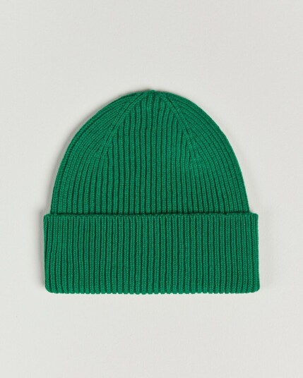 Colorful Standard Merino Wool Beanie Kelly Green