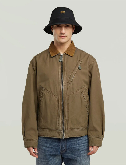 G-Star Duty Canvas Trucker - Khaki green - S G-Star Duty Canvas Trucker - Khaki green - S