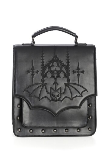 Banned Alternative Goth Ryggsekk Gothic Bat Damer svart