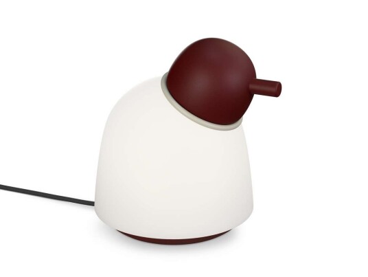 Belid - Bird Bordlampe H21,5 Dark Red/Sand/Opal Belid
