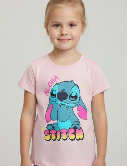 Lilo & Stitch Tshirt Pink 104 Lilo & Stitch Tshirt Pink 104