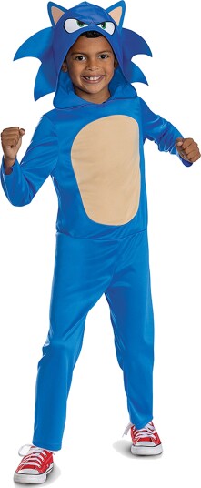 Sonic Movie Sonic Movie 3 Kostyme med Hette 3-4 år