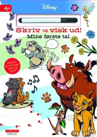 Disney Skriv Og Visk Ut Mine Første Tall