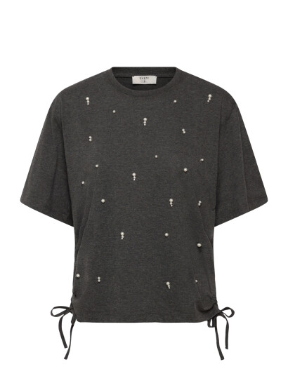 Dante6 Dante6 Luxor Pearl Embellished Tee   Grey   XS