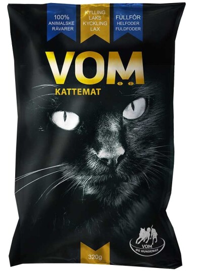 Vom Katt Laks Kjøttboll 320Gr Vom Katt Laks Kjøttboll 320Gr