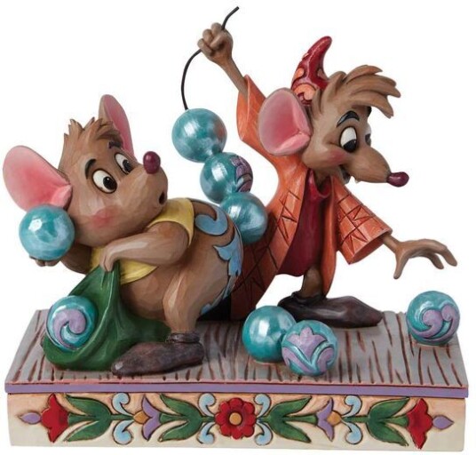 Disney Julefigur Gus & Jaq Syr Kjole Til Askepott 14 Cm Disney Julefigur Gus & Jaq Syr Kjole Til Askepott 14 Cm