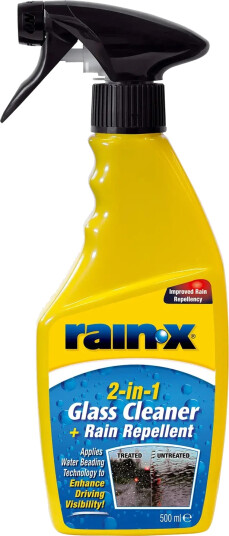 Rain X 2in1 Glass Cleaner rengjøring med regnavvisende beskyttelse