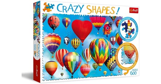 Trefl Crazy Shapes Colourful balloons 600 piecesTFL11112 Trefl Crazy Shapes Colourful balloons 600 piecesTFL11112