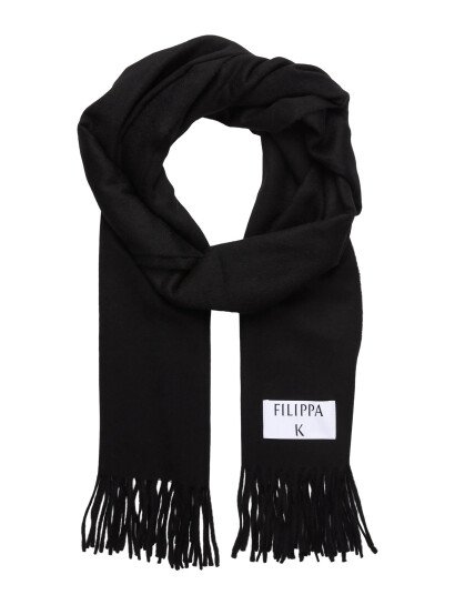 Filippa K Cashmere Blend Scarf - Black - ONE SIZE