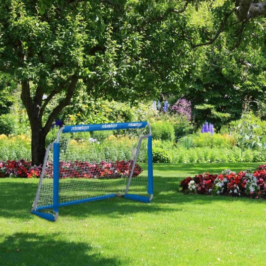 2 stk. fotballmål i blått