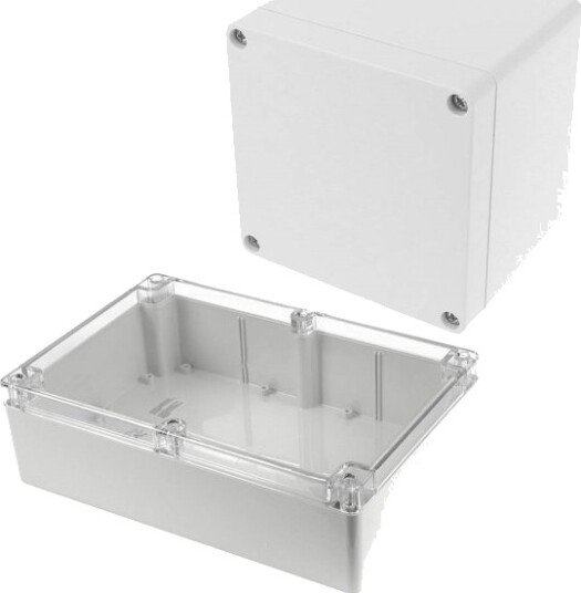 Hammond Electronics 1554Rl2gysl Skap 160 X 160 X 45 Polykarbonat Lysegrå 1 Stk