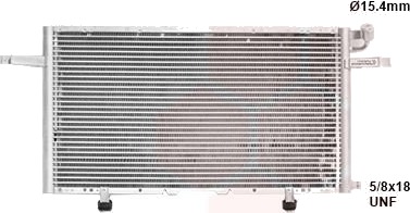 Kondensator, klimaanlegg VAN WEZEL 37005297