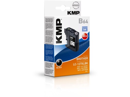 Kmp Lc127xlbk Sort Pigmentbasert Blekk 1200 Sider