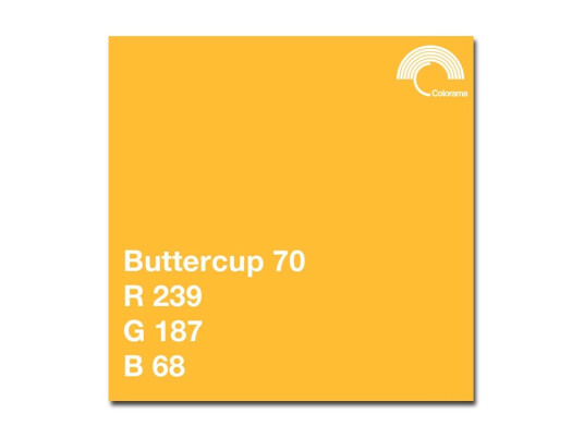Colorama Bakgrunnspapir 0170 Buttercup 2,72 x 11 meter Colorama Bakgrunnspapir 0170 Buttercup 2,72 x 11 meter