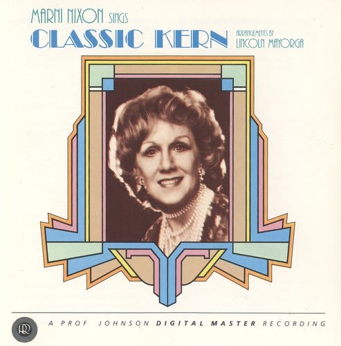 Marni Nixon Sings Jerome Kern CD Marni Nixon Sings Jerome Kern CD