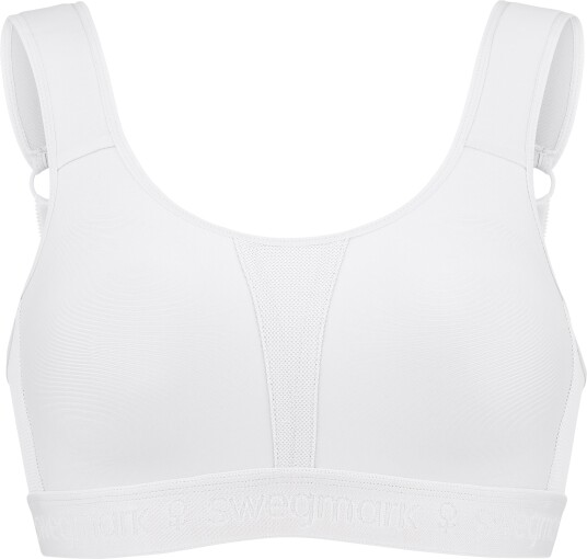Swegmark Kimberly Iconic Sport Bra White 90F