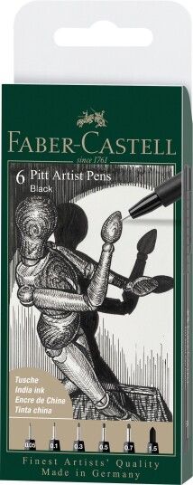 Faber-Castell PITT Artist 6-pakning