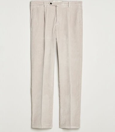 Briglia 1949 Easy Fit Corduroy Trousers Beige