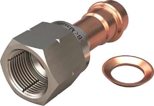MaxiPro - 48 Bar - Flare adapter (CU/SS/MS) 1/2"