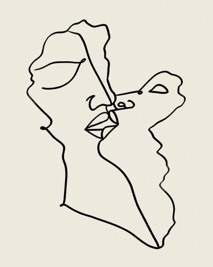 Namly Design Plakat Abstrakt Linjekunst POSTERH8LN73 Namly Design Plakat Abstrakt Linjekunst POSTERH8LN73