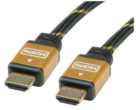 ROLINE GOLD HDMI HS Cable+Ethernet. A-A. M/M. 15m Factory Sealed ROLINE GOLD HDMI HS Cable+Ethernet. A-A. M/M. 15m Factory Sealed