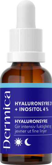 Dermica Hyaluronsyre 2 % + inositol 4 % serum 30 ml