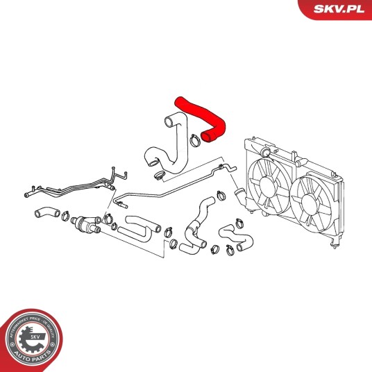Ladeluftslange ESEN SKV 43SKV295