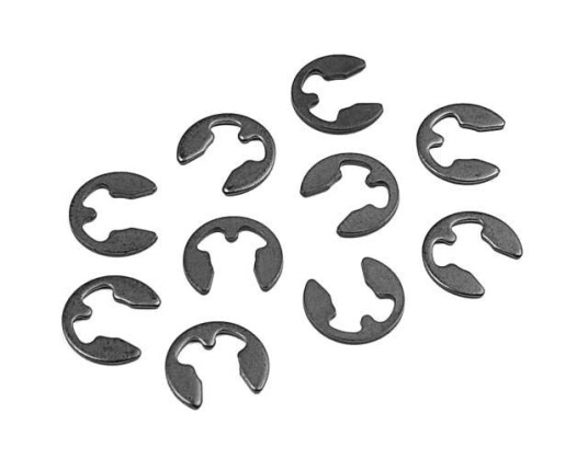 Xray 965040 Clips "E" 4mm 10