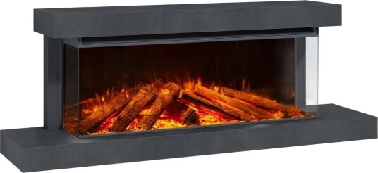 La Nordica Lumen 1200 Vegghengt Elektrisk Peis - Antrasitt