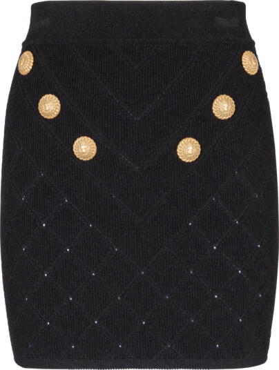 Balmain Dame Skjørt Svart S,