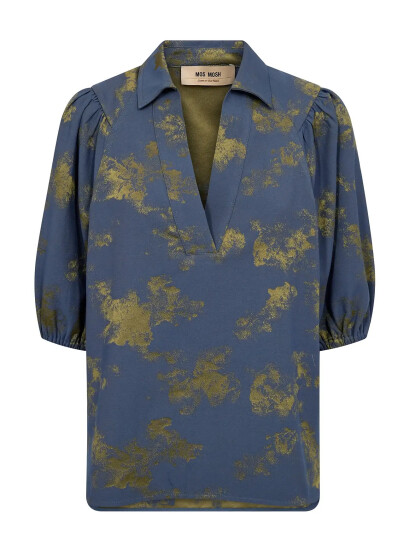 MOS MOSH Mmalina Kleo Shirt - Blue - S