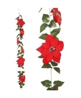 Fiestas Guirca Garland juleblomster 200cm Fiestas Guirca Garland juleblomster 200cm