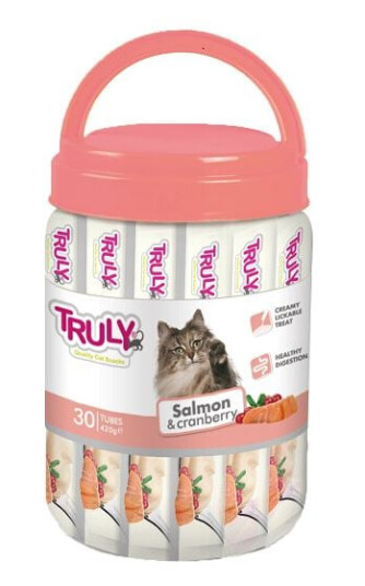 Truly Cat Creamy Lickable Salmon & Cranberry 420G (Wp11384) Truly Cat Creamy Lickable Salmon & Cranberry 420G (Wp11384)