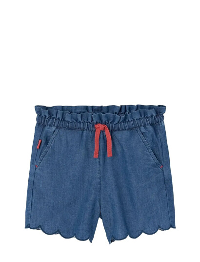 Boboli Denim Bermuda Shorts For Girl  Bci Blue 110