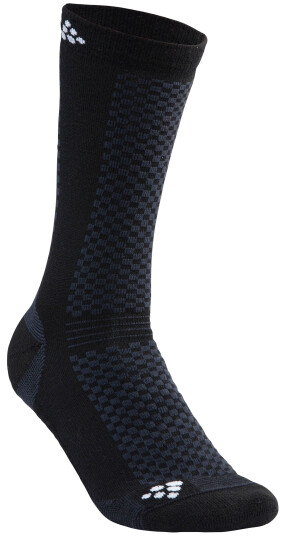 Craft Warm Mid 2-Pack Sock Black/White 40-42, Black/White Craft Warm Mid 2-Pack Sock Black/White 40-42, Black/White