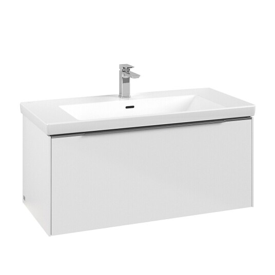 Villeroy & Boch  Subway 3.0 Servantskap m/1 skuff 973x429x478 mm Hvit Høyglans